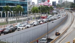 El tránsito lento y tedioso por trayecto desnivel 27 tras derrumbe