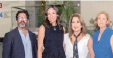 Miguel Ramírez, Melany Rodríguez, Thelma Leonor Espinal e Ingrid González.