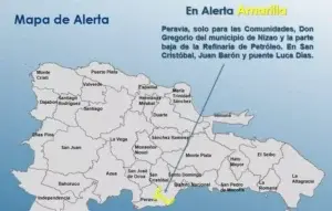 COE declara alerta amarilla para Peravia y San Cristóbal por aumento de agua del río Nizao