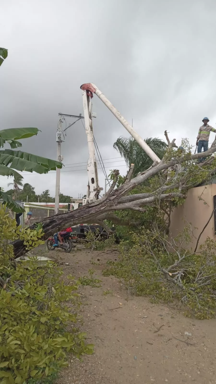 Disturbio tropical deja sin electricidad a miles de usuarios