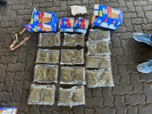 DNCD ocupa en puerto Haina 12 paquetes de marihuana escondidos en cajas de galletas