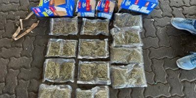 DNCD ocupa en puerto Haina 12 paquetes de marihuana escondidos en cajas de galletas