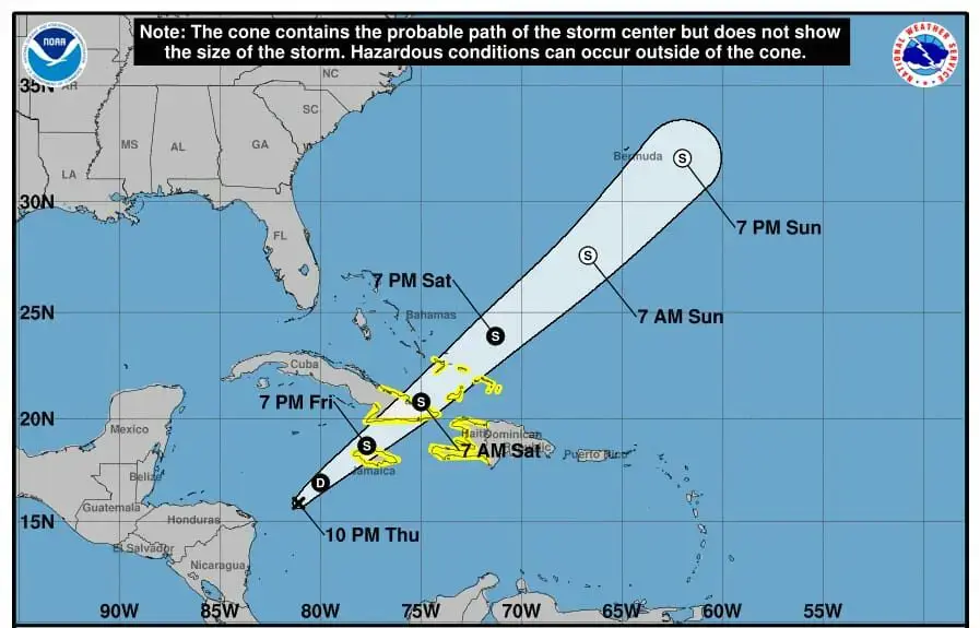 Potencial ciclón tropical podría convertirse en tormenta este sábado; lluvias se incrementarán desde hoy
