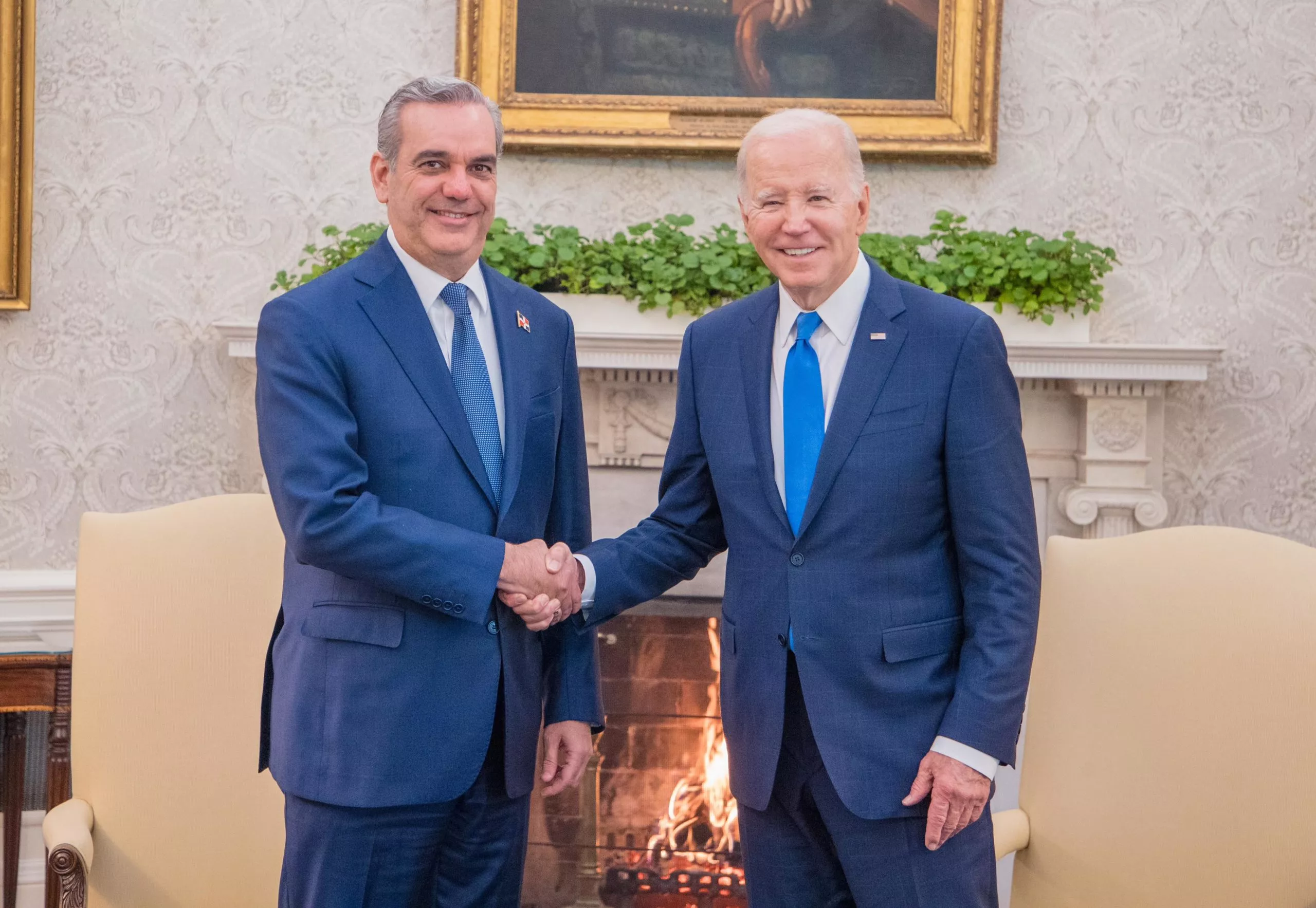 Biden a Abinader: “Gracias por su liderazgo, por trabajar juntos en la situación de seguridad humanitaria en Haití”