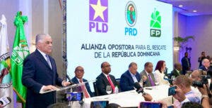 En estas provincias irán aliados PLD, PRD y FP en nivel senatorial