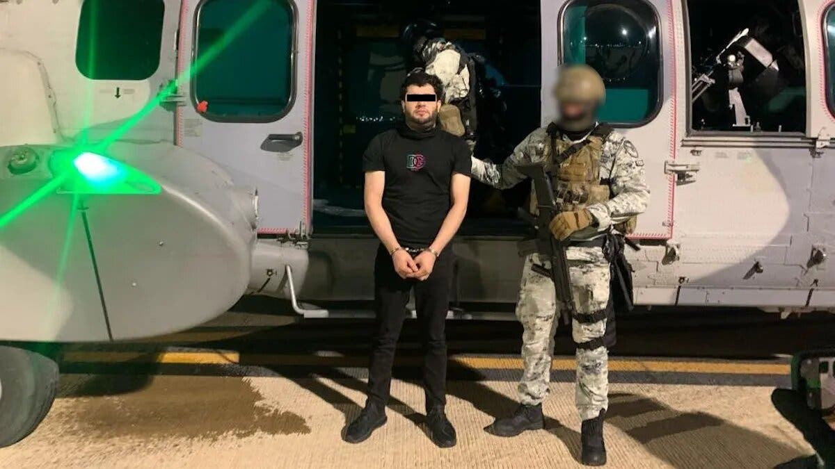Detienen a “El Nini” presunto jefe de seguridad de los hijos de “El Chapo”