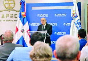 Rector Unapec destaca el agua es recurso clave