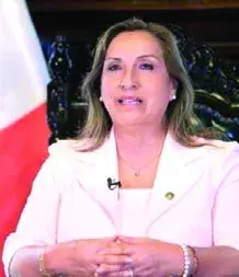 Peruanos protestaron contra Dina Boluarte