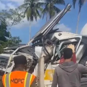 Accidente entre patana y camión en avenida Circunvalación deja una persona fallecida