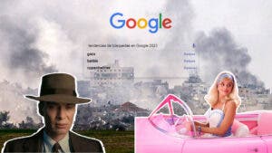 Gaza, Barbie y Oppenheimer encabezan tendencias de búsquedas en Google en EE.UU en 2023