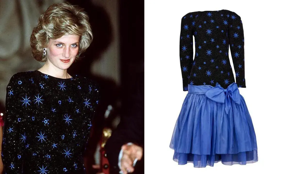 Vestido de Lady Di rompe récord en subasta millonaria