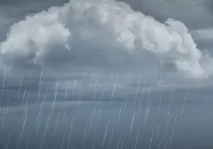 Cielo con nubes aisladas a dispersas y algunas lluvias hacia el interior