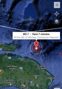 Se registra temblor de magnitud 5,4 en el este