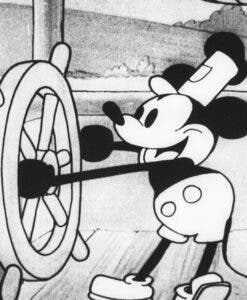 La primera versión  Mickey Mouse ya es de dominio público