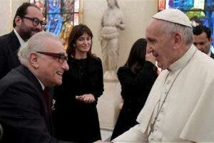 El papa se reunió con el director estadounidense Scorsese, que prepara filme sobre Jesús