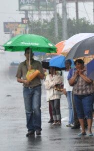 Para hoy, lluvias débiles a moderadas