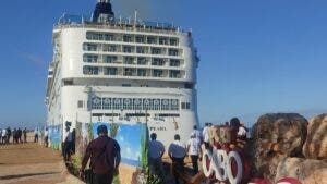 Primer crucero atraca en nuevo puerto Cabo Rojo