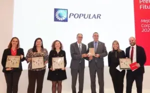 Banco Popular reconocido por aerolínea Iberia