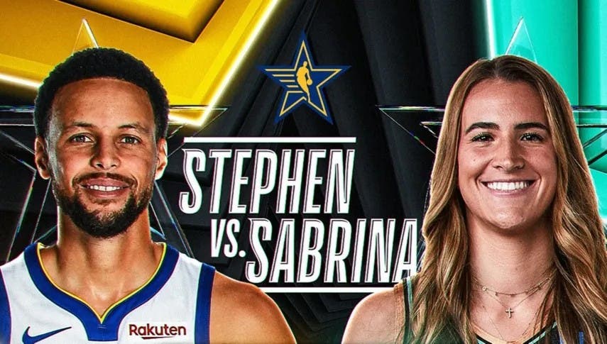 Stephen vs. Sabrina”, el cara a cara de triples en el All Star