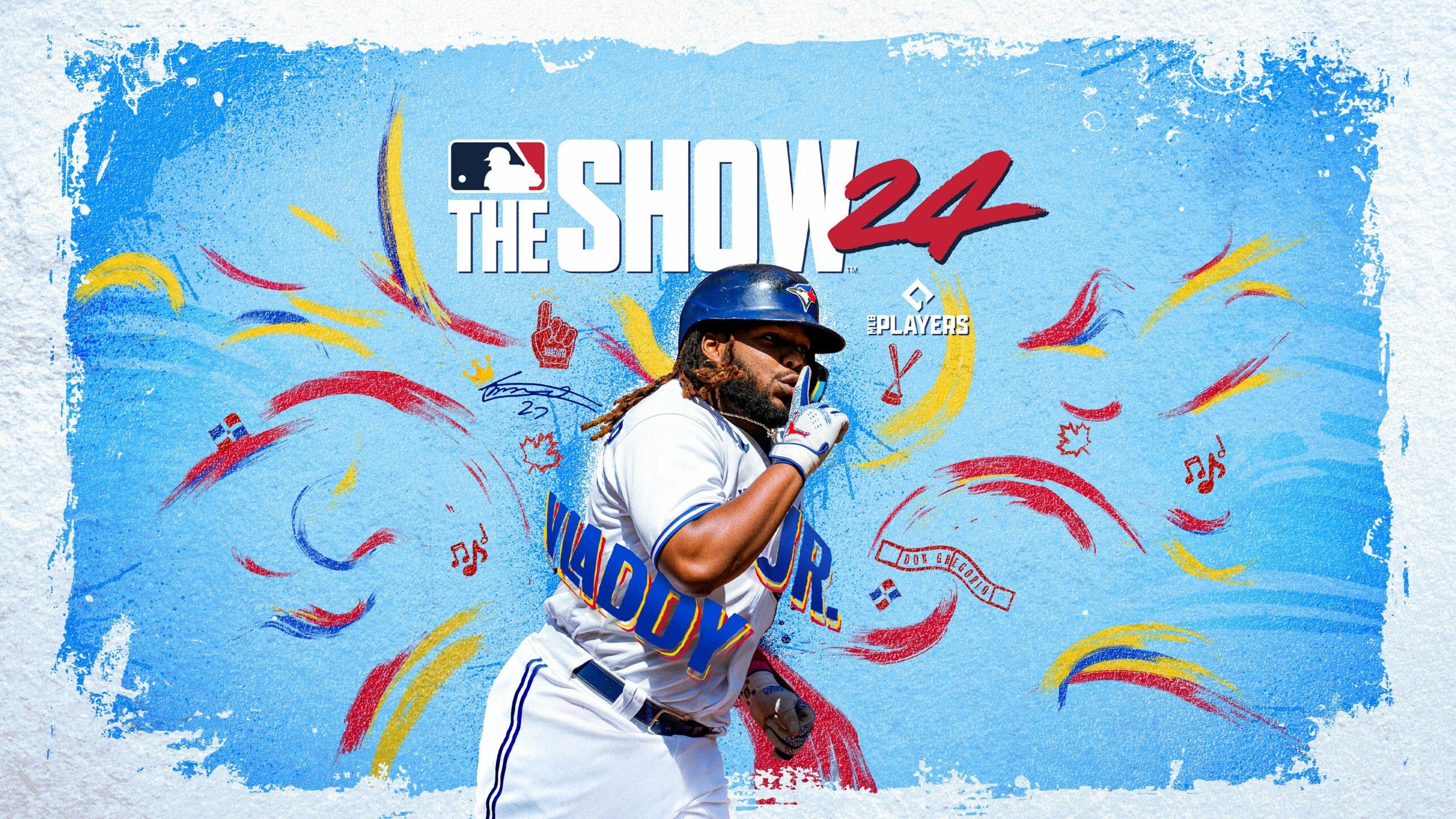 Vladimir Guerrero Jr. está en la portada del videojuego MLB The Show 24