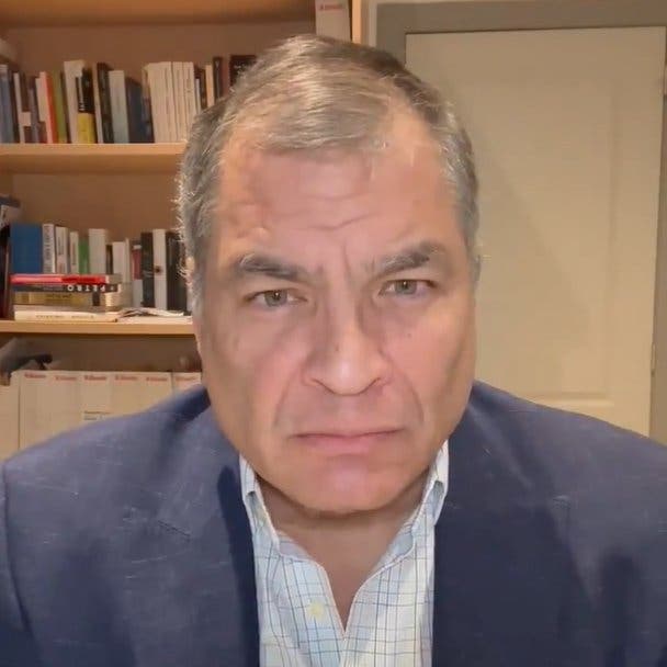 Rafael Correa ofrece apoyo a Noboa y sugiere más policías en las calles de Ecuador