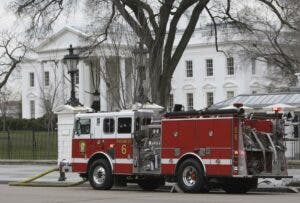 Los bomberos reciben una falsa alerta de incendio en la Casa Blanca