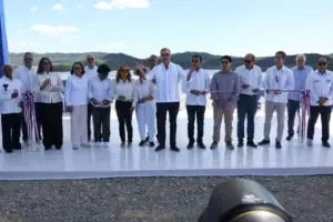 Abinader deja en funcionamiento embalse de la Presa Monte Grande