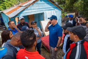 Gobierno asiste a familias afectadas por las lluvias en Puerto Plata