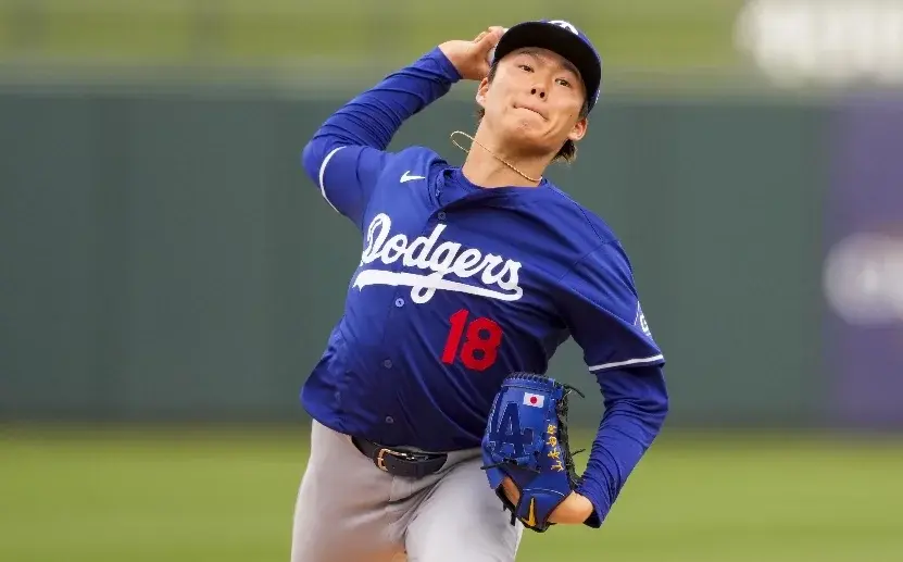 Yamamoto monta “show” en esperado debut con Dodgers