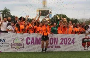 Cibao FC logra título Prejuvenil Femenino