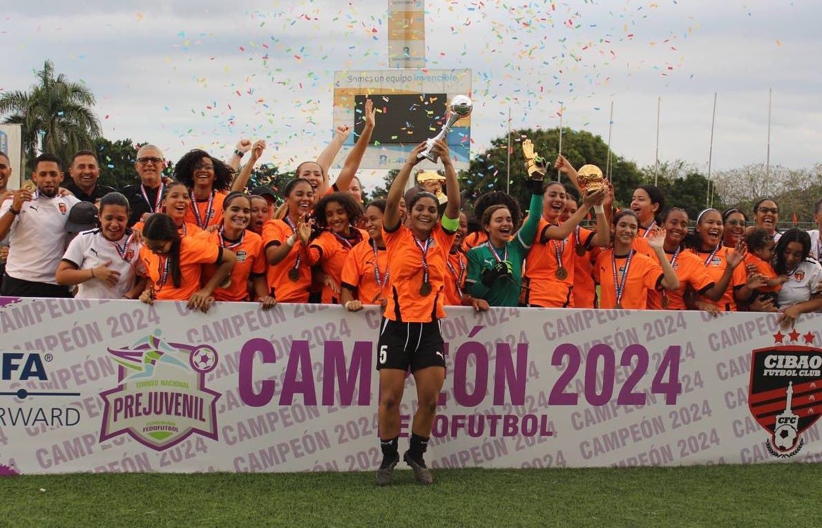Cibao FC logra título Prejuvenil Femenino