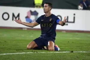 Cristiano Ronaldo suspendido un partido por presunto gesto ofensivo en partido de liga saudita