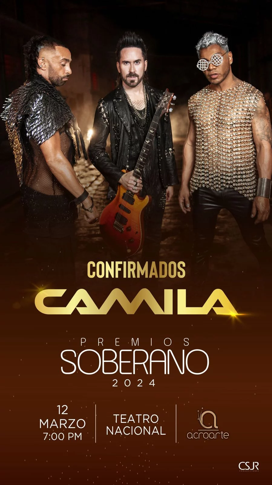 CAMILA CONFIRMADOS EN PREMIOS SOBERANO 2024
