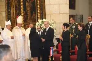 Abinader asiste a tedeum por 180 aniversario de la Independencia Nacional