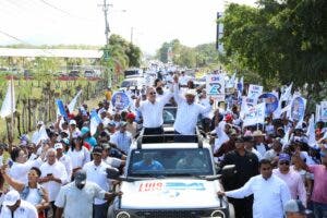 Abinader moviliza Dajabón en favor de candidatos municipales