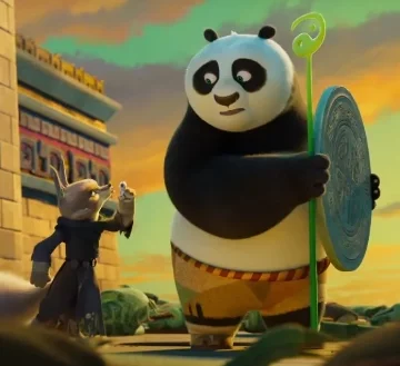 Escena de la película “Kung fu panda 4”.
