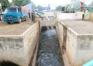 INDRHI opera sistema de bombeo en el canal La Vigía de Dajabón