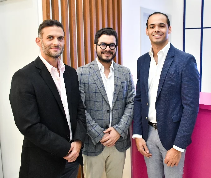 Enrique Curiel, Kelvin Carrau y Luis Carlos Martínez.