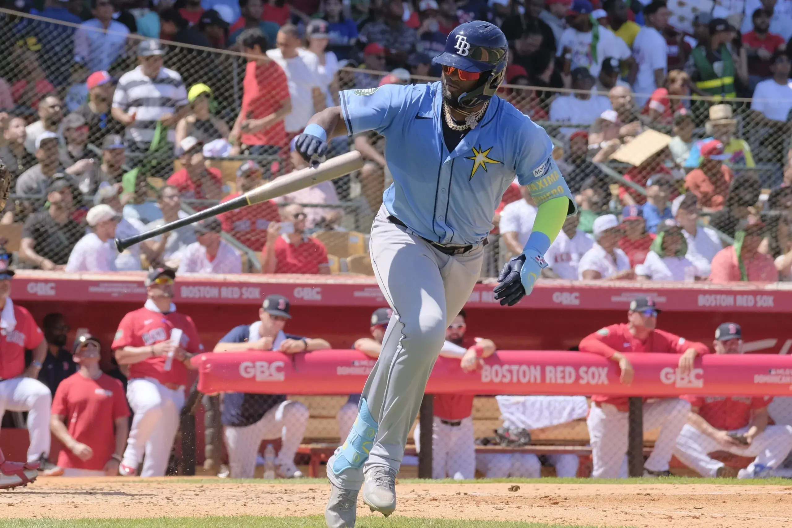 Junior Caminero fue enviado al campamento de ligas menores de los Rays