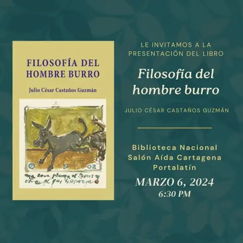 «Filosofía del hombre burro”, el nuevo libro de Julio César Castaños Guzmán