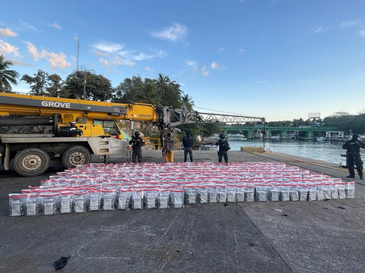 Ocupan 1.4 toneladas de coca en las costas de la Romana 