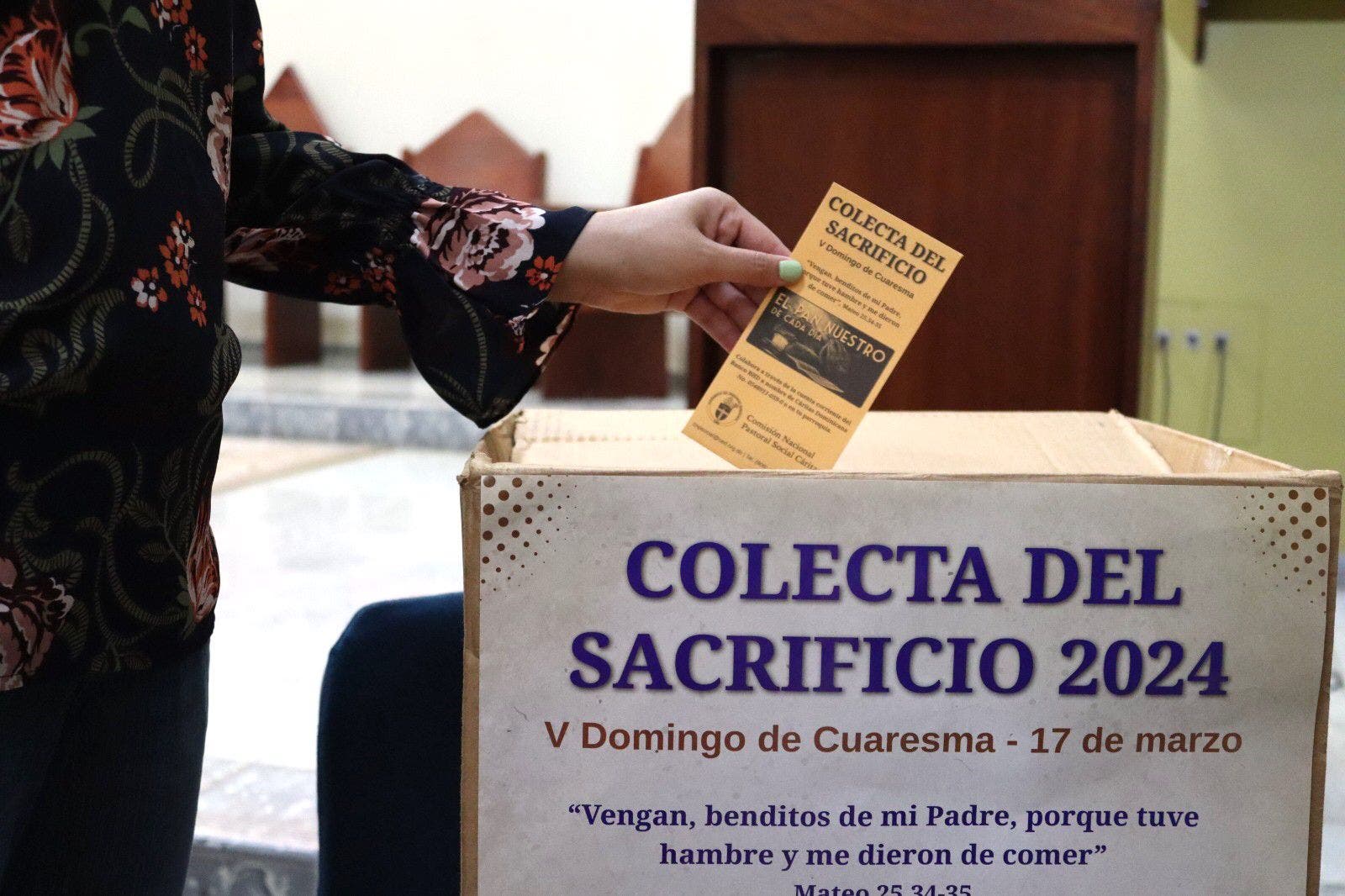 Pastoral Social Cáritas invita a participar en la Colecta del Sacrificio 2024