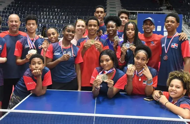 Tenis mesa RD, subcampeón en  Copa del Caribe