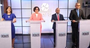 Candidatos alternativos se debaten con enunciados sobre políticas públicas