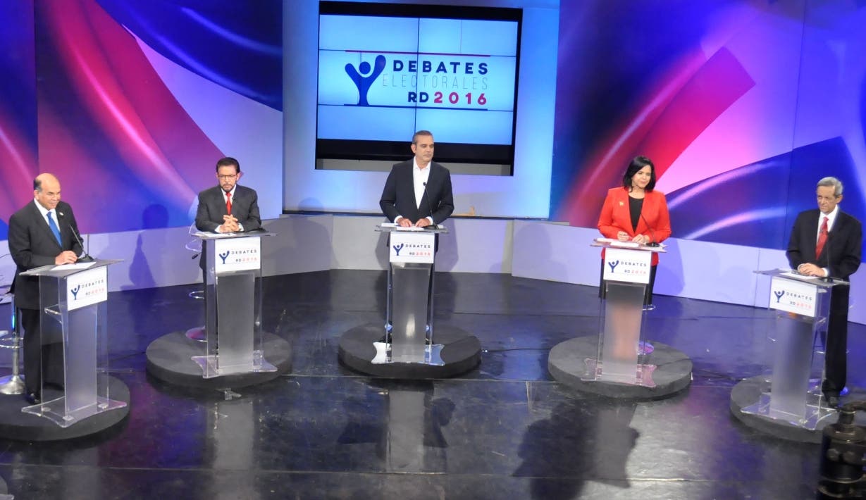 Debates marcan el ritmo campaña electoral en RD
