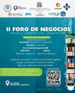 Embajada Dominicana invita al II Foro de Negocios RD-Jamaica