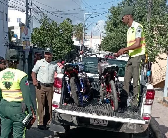 DIGESETT retiene dos motocicletas utilizadas para carreras clandestinas