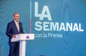 Presidente Abinader realizará este lunes LA Semanal con la Prensa en Santiago