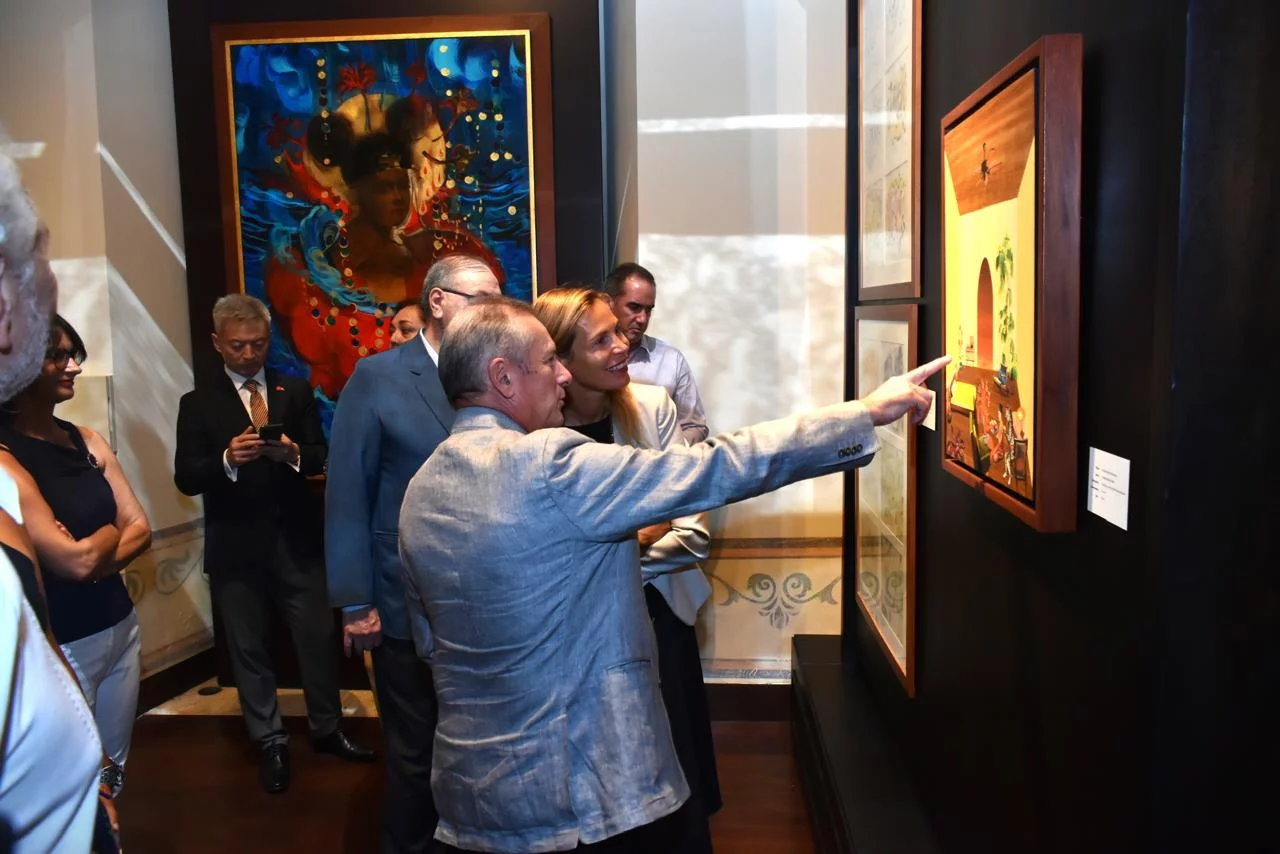 Museo Casa Mella-Russo recibe cuerpo diplomático acreditado en RD