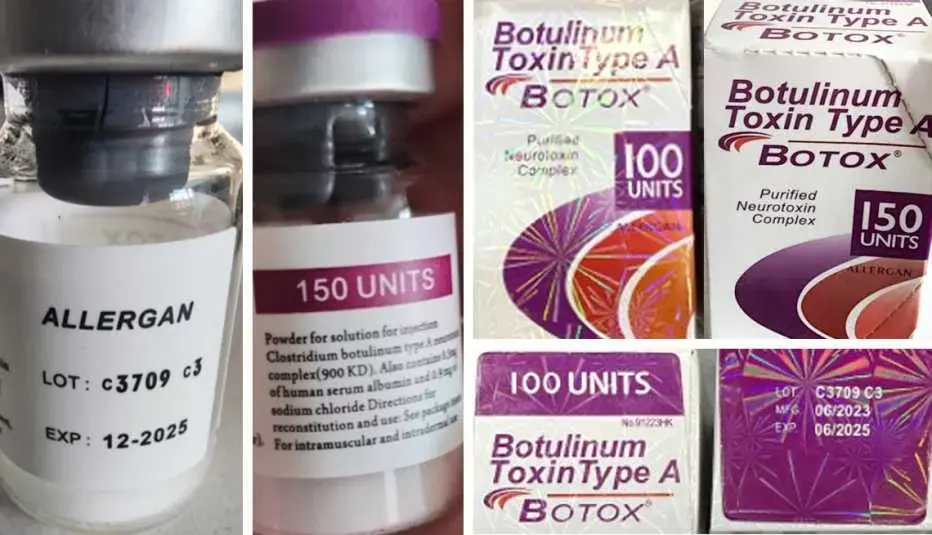 La FDA de Estados Unidos advierte sobre botox falsificado